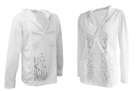 ropa.pet Foto: gentileza Indarra DTX. Buzo Bottles Hombre y buzo Bottles Mujer