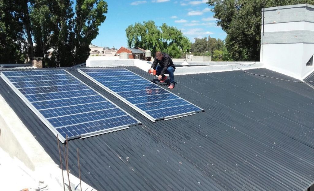 casa con energía solar en Puerto Madryn