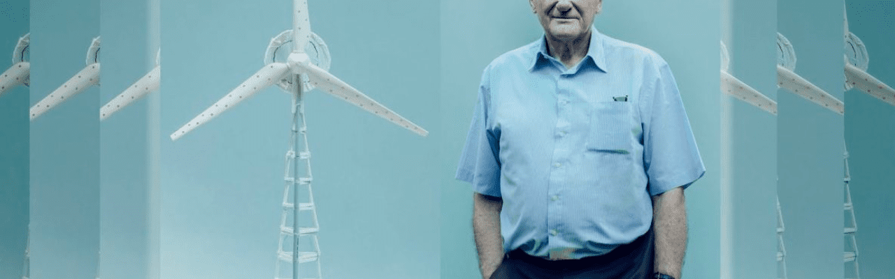 Horts Bendix tiene 92 años y desarrolló un aerogenerador híper eficiente