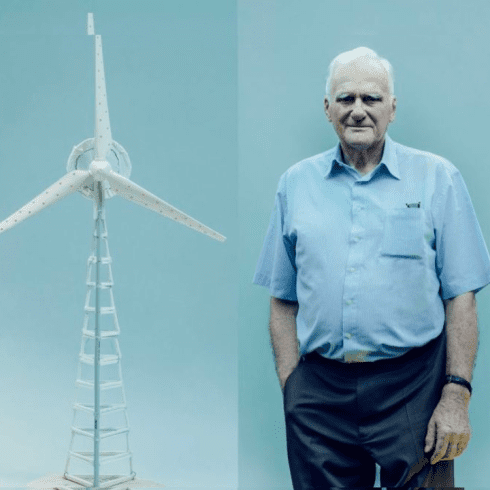 Horts Bendix tiene 92 años y desarrolló un aerogenerador híper eficiente